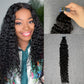 #1b Deep Curly Tape In Human Hair Extensions 20 Pieces/ Pack