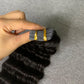 #1b Deep Wave Tape In Human Hair Extensions 20 Pieces/ Pack