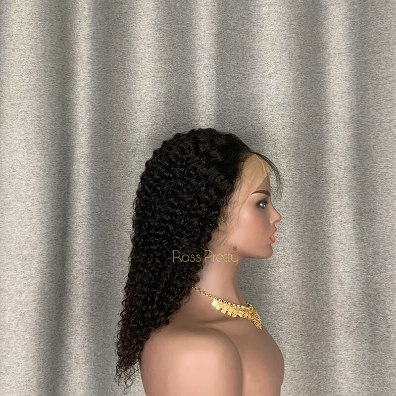 Water Wave 14 Inch 13×4 Lace Front Wigs 100% Human Hair