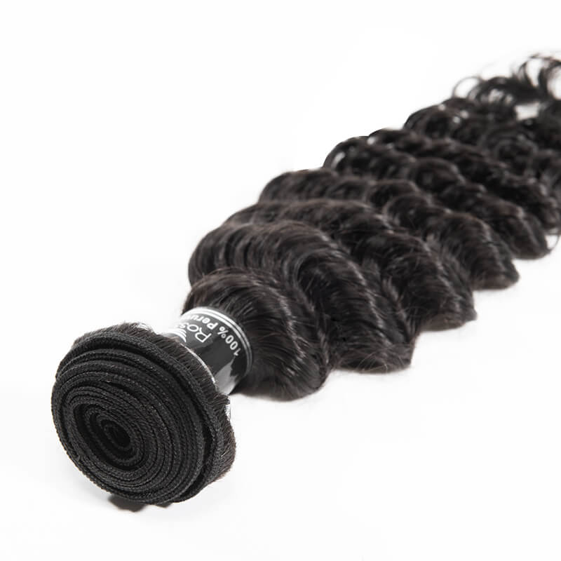 100% human hair deep wave bundles | Ross Pretty Hair