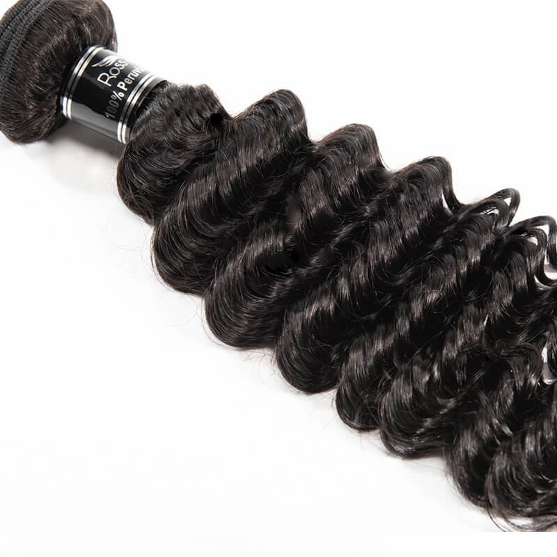 Deep Wave 3 Bundles Peruvian Hair Extension Peruvian Virgin Hair Deep Wavy Human Hair Bundles