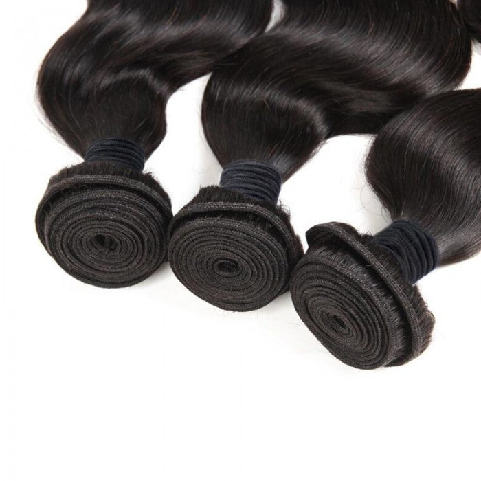 Double Drawn Body Wavy Hair 3Bundles