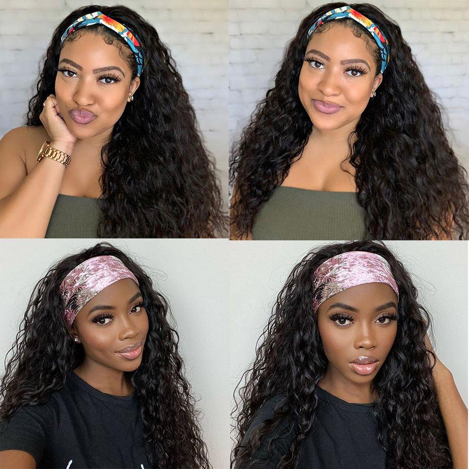 Headband Hair Wig  Water Wave