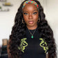 Headband Wig Loose Deep Wave Human Hair Gluless Wig - Ross Pretty Hair Official
