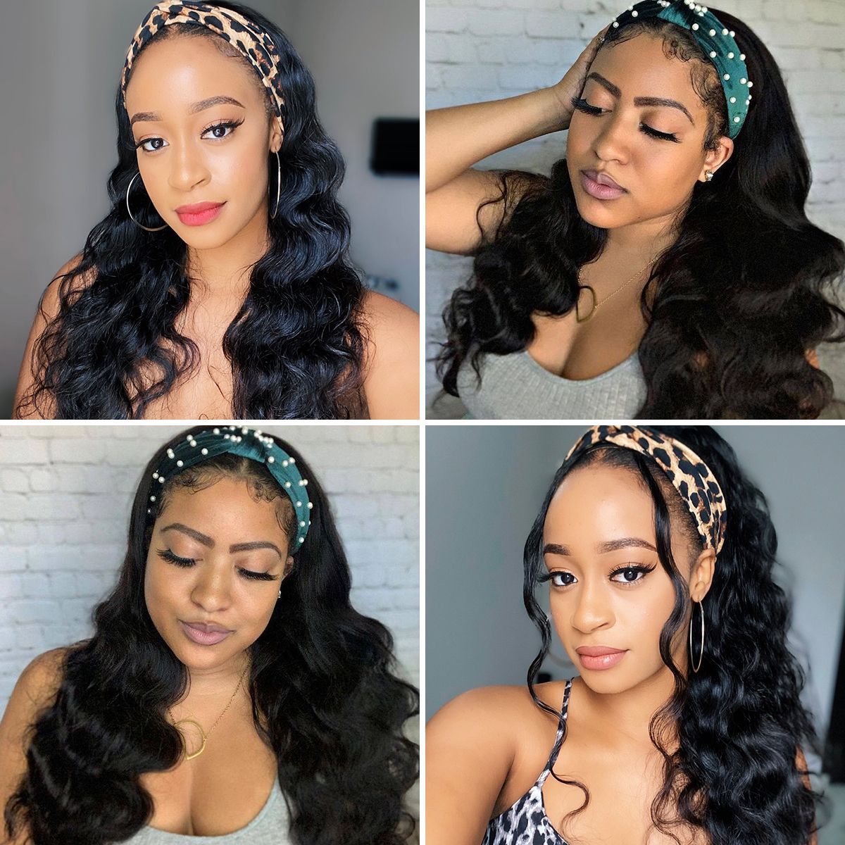 Headband Wigs Body Wave