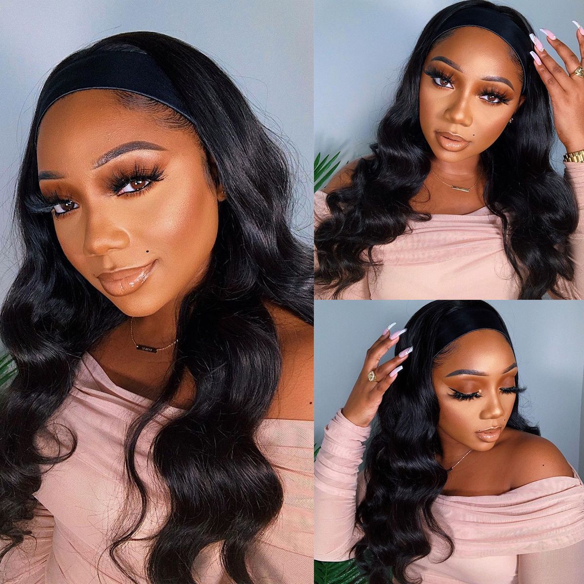 Headband Wigs Body Wave