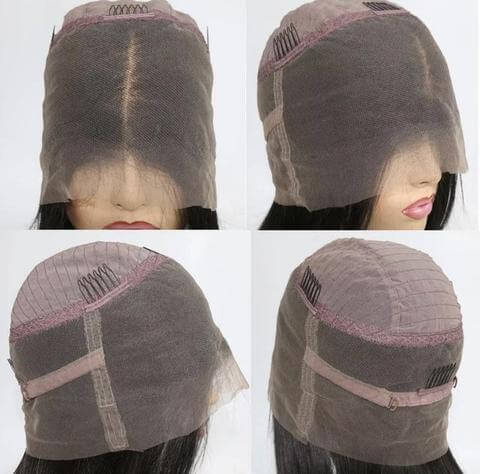 Deep Wave Human Hair Wigs With Baby Hair 360 Lace Frontal Wigs