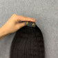 #1b Kinky Straight Tape In Human Hair Extensions 20 Pieces/ Pack
