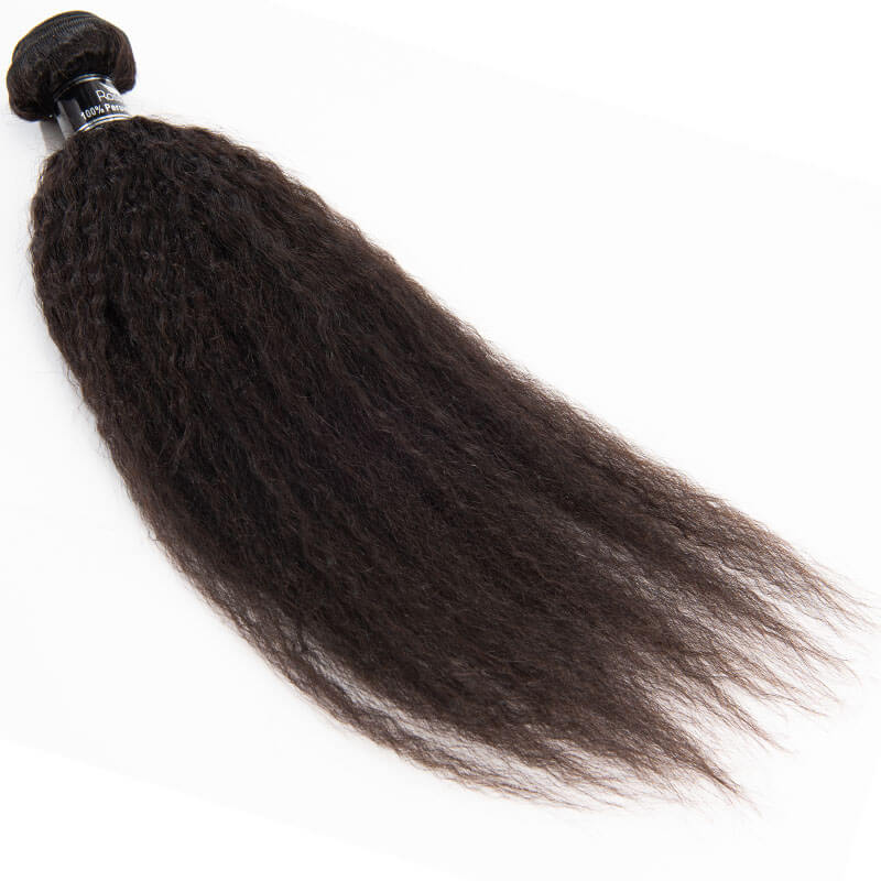 Brazilian Kinky Straight Hair 4 Bundles Deal Mink Brazilian Hair Yaki Straight Human Hair Weave