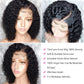 Lace Front Bob Wig Short Curly Fashion Virgin Hair Style - Ross Pretty Hair Official