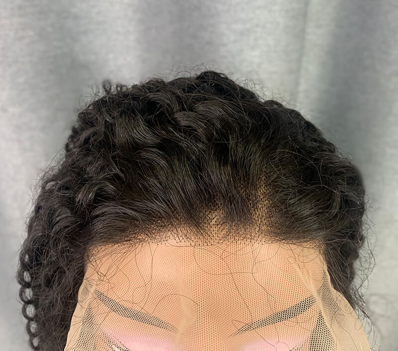 180% Density Jerry Curly 13x4 Lace Frontal Wig Human Hair