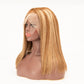 4/4/27 Color 13×4 Lace Front Wigs Bob Straight Ombre Hair Virgin Human Wig