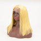 Lemon Green Color Hair Bob Straight 13×4 Lace Front Wigs