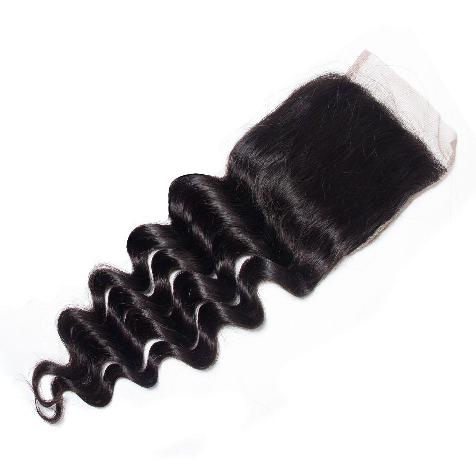 Loose Deep Closure Human Hair Extensions Brazilian Loose Deep Closure - Ross Pretty Hair Official