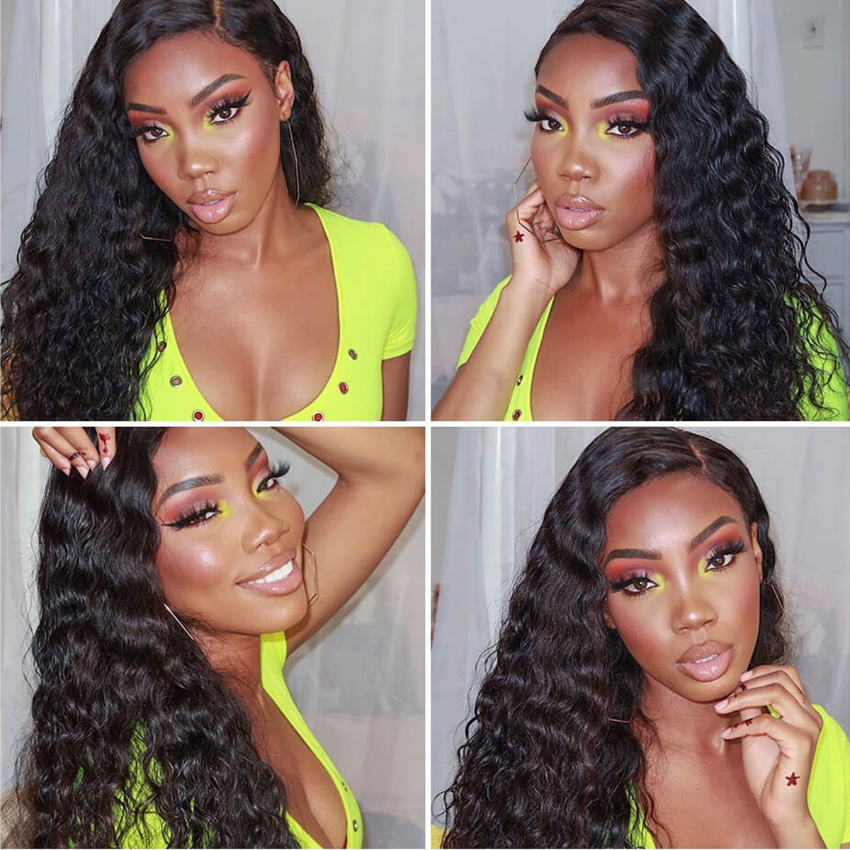 Loose Deep Hair 13×4 Lace Front Wigs 