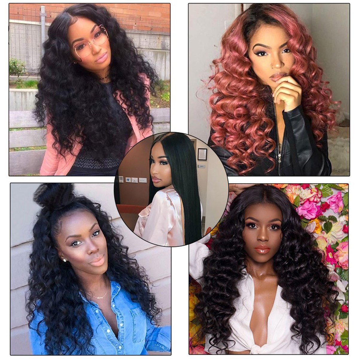 Loose Deep Hair 13×4 Lace Front Wigs 