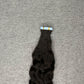 #1b Natural Wave Tape In Human Hair Extensions 20 Pieces/ Pack