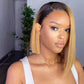 Ombre Honey Blonde Straight Hair 13×4 Lace Bob Wigs