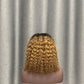 1b/30 Bob Wig Water Wave 4x4 Lace Closure Wig
