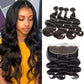 Peruvian Body Wave Hair 4 Bundles With 13X4 Frontal Hair Weave Bundles With Frontal - Ross Pretty Hair Official