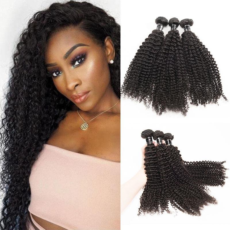 Peruvian Kinky Curly 3 Bundles