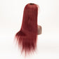 1b/99j Straight Hair Full Lace Wig 150% Density Virgin Human Hair