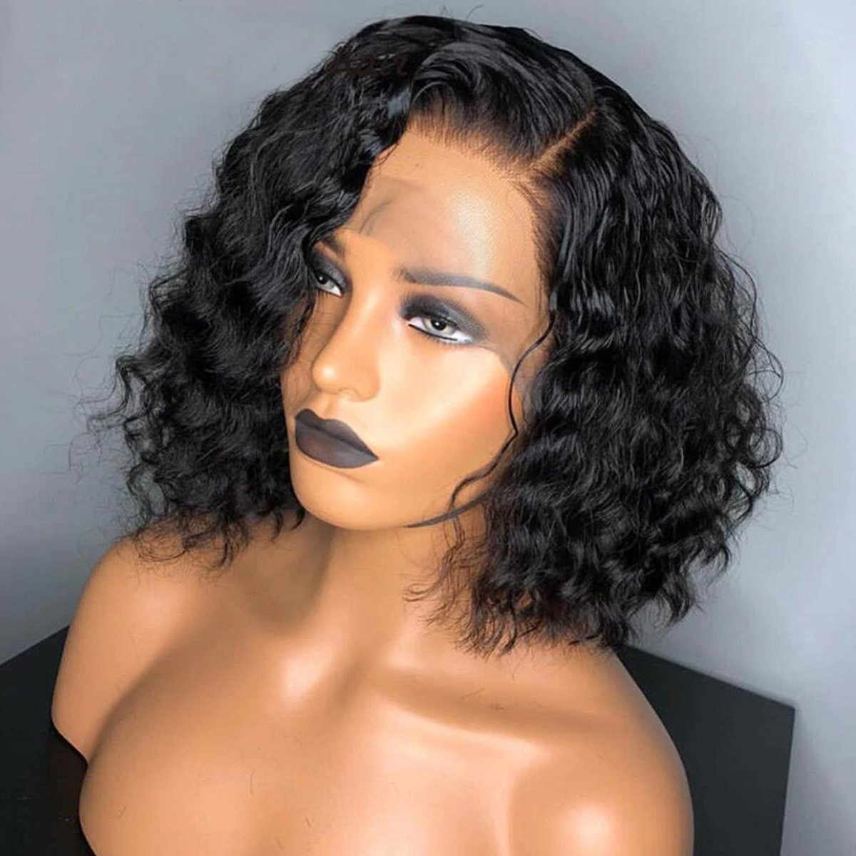 Short Wig Water Wave 13×4 Lace Front Wigs