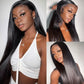 Straight Hair 13×4 Transparent Lace Front Wigs Human Hair Wigs