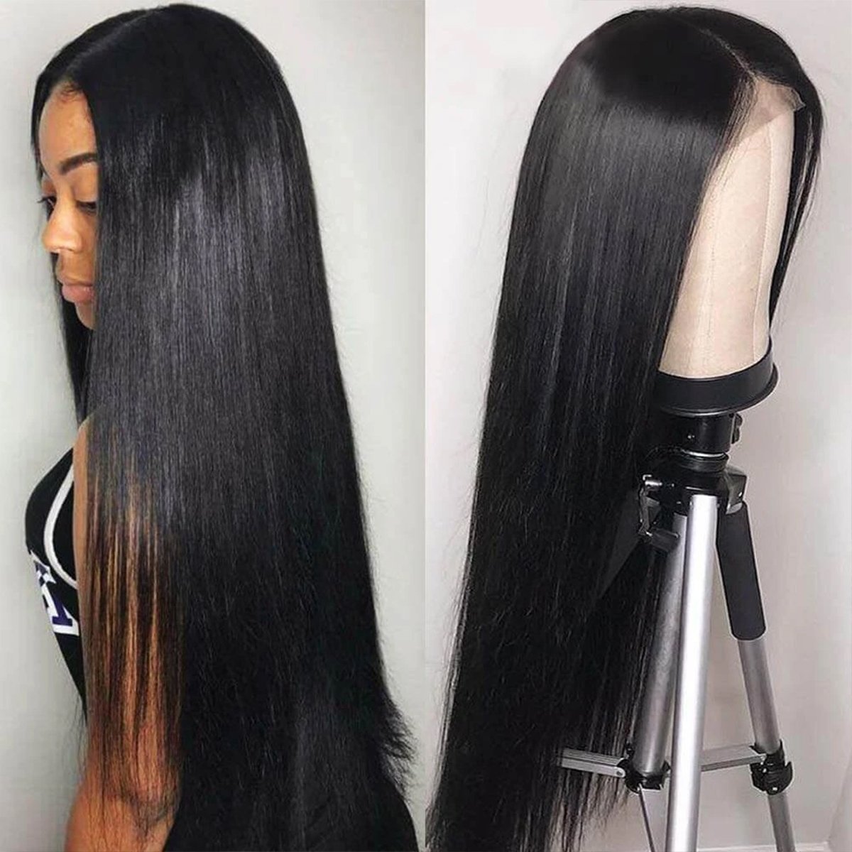 Straight Hair 13×4 Lace Front Wigs Virgin Human Hair Wigs - Ross Pretty Hair Official