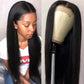 Straight 4×4 Transparent Lace Closure Wig Soft Human Hair