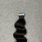 #1b Loose Deep Tape In Human Hair Extensions 20 Pieces/ Pack