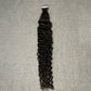 #1b Deep Curly Tape In Human Hair Extensions 20 Pieces/ Pack