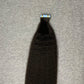 #1b Kinky Straight Tape In Human Hair Extensions 20 Pieces/ Pack