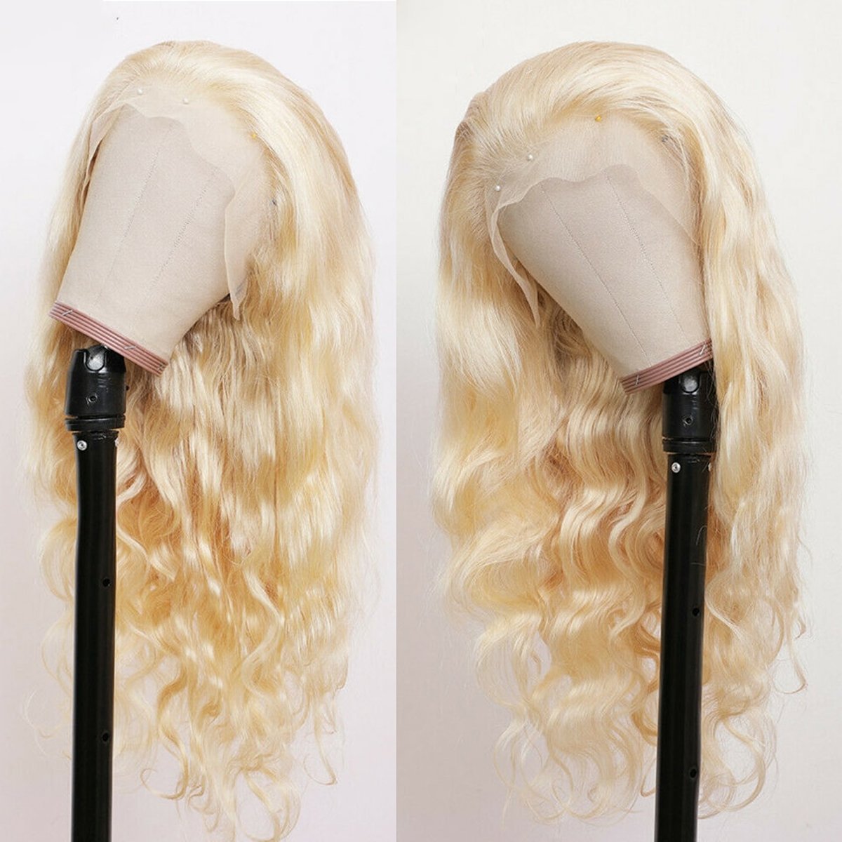 Transparent Lace Front Wigs 613 Blonde Body Wave Wigs