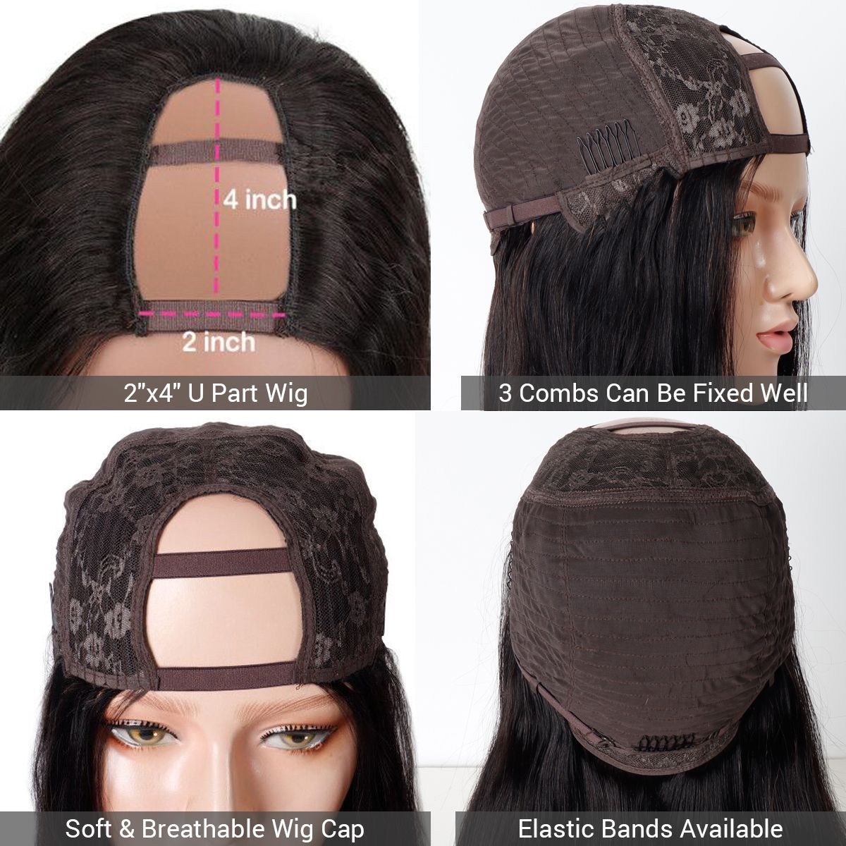 2X4 U Part Wigs Loose Deep