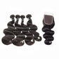 Virgin Brazilian Body Wave 4 Bundles With Closure Mink Body Bundles - Ross Pretty Hair Official