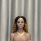 1b/30 Bob Wig Water Wave 4x4 Lace Closure Wig